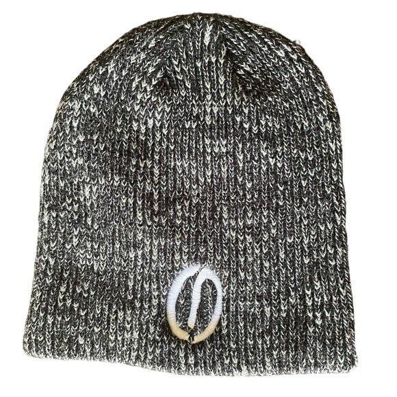 Local made Coffee Bean Beanie Hat Grey and White - Picture 1 of 1